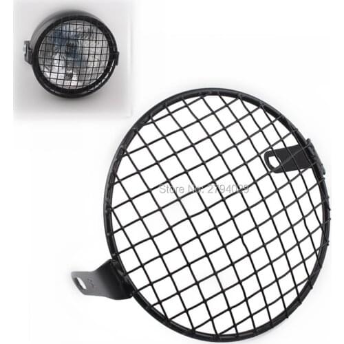6.3" Retro Grill Side Mount Headlight Cover Mask for Motorcycle/Motorbike Lamp Custom Free Shipping Hot sale