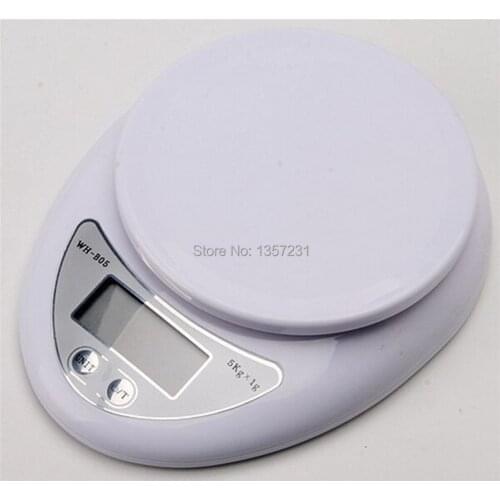 60pcs/lot 5kg Digital Food Diet Postal Scale balance