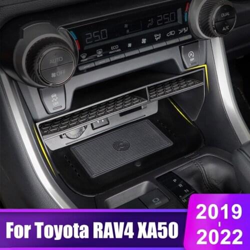 Car Central Storage Box Organizer Center Console Containers Holder For Toyota RAV4 2019 2020 2021 RAV 4 XA50 Accessories