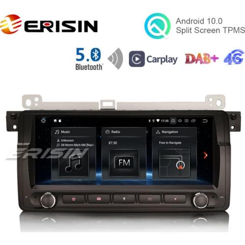 Erisin ES5146B 8.8" Android 10.0 Car Radio GPS DAB+ 4G BT5.0 CarPlay for BMW E46