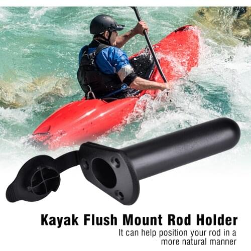 Kayak Boat Rod Holder with Cap Cover inflatable boat accessory fishing tool Support Rod Holder Bracket Kayak Canoe Accessories