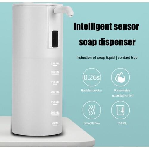 Touchless Automatic Soap Dispenser Smart Foam Machine Infrared Sensor Foam Soap Dispenser 350ml Large Capacity for Hotel Toilet