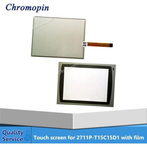 Touch Screen Panel Digitizer for AB Panel View Plus 1500 2711P-T15C15D1 2711P-T15C15D2 2711P-T15C15B2 2711P-T15C6D1 with Overlay