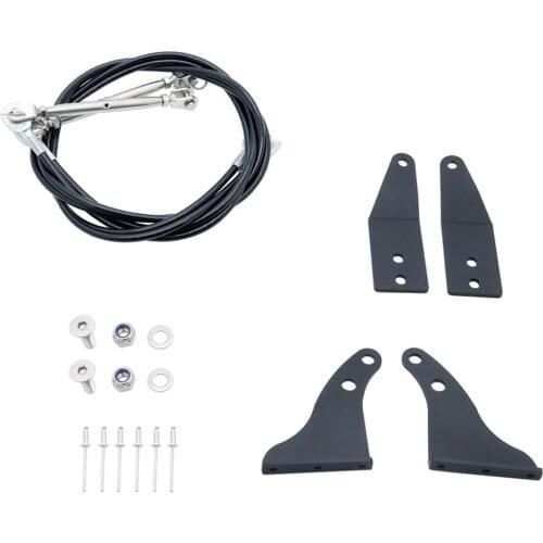 For Jeep Wrangler JK 07-17 Obstacle Eliminate Rope Protector Deflect Low Hanging Branches Brush