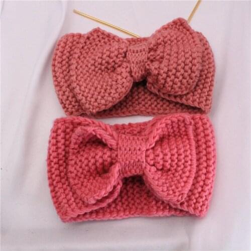 European And American Fashion Adult Wool Hair Band Warm Wool Knitted Bait Hair Accessories