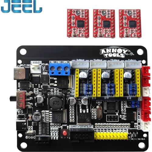 GRBL CNC Router Controller 3Axis Stepper Motor Driver Connect 300W Spindle Double Y Axis USB Driver Board For CNC Laser