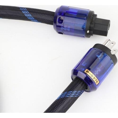HI-End 6N Copper Audio Grade USA/Schuko Power Cable With P037 /P037E EU Power Plug Cable HIFI