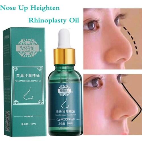 Nose Up Heighten Rhinoplasty Oil Collagen Firming Moisturizing Nasal Bone Remodeling Pure Natural Nose Care Thin Smaller Nose