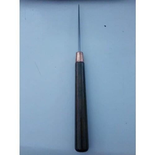 Copper hoop black wooden handle wooden handle awl through copper awl one thousand one thousand wooden hoop pass through one thou
