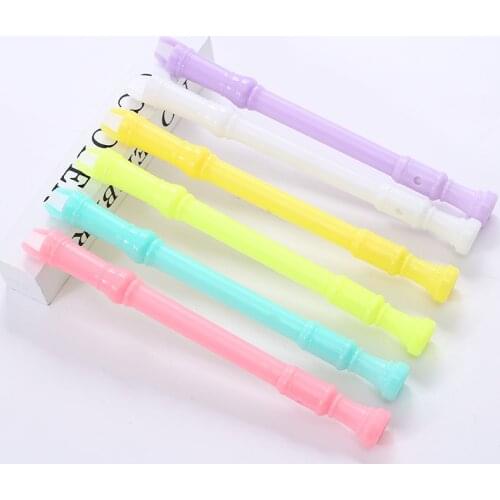 24pcs Multi-functional Flute Cute Gel Pens Funny Kawaii Rollerball Ballpoint Stationery Back to School Stuff Thing Student Boy
