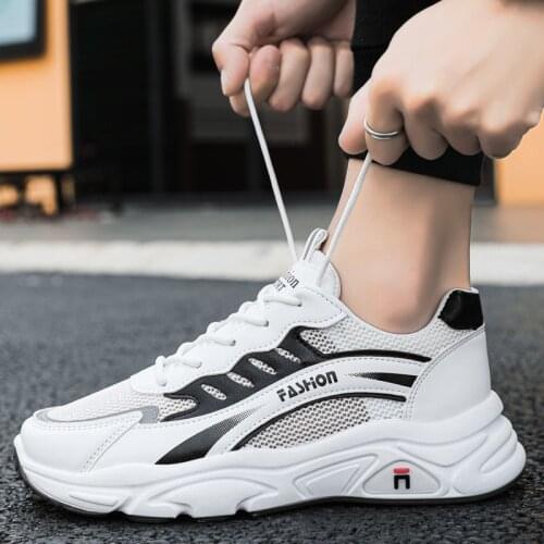 Mens shoes new breathable deodorant mens shoes sports low-top ultra-light running shoes fashion mesh casual vulcanized shoes
