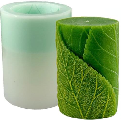 New Three-Dimensional Cylindrical Round Candle Silicone Mold DIY Handmade Candle Making Mold Silicone Mold for Candle Making