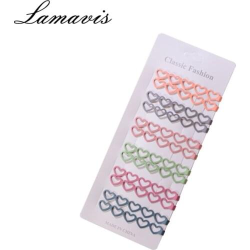 Girls' New Lively and Lovely Long Strip Hairpin in a Variety of Colors Simple and Sweet Side Clip Metal Fashion Side Clip