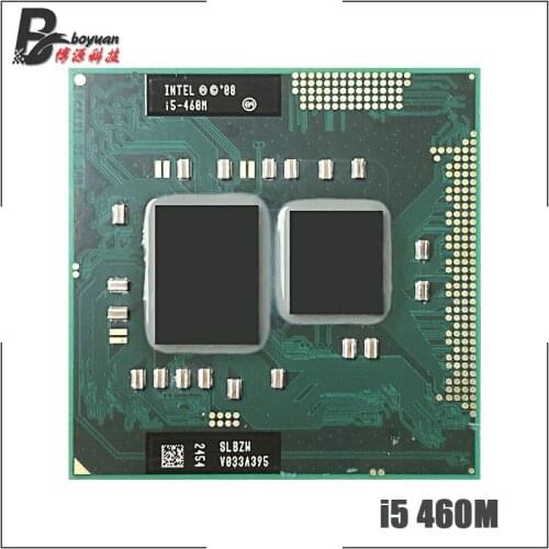 Intel Core i5-460M i5 460M SLBZW 2.5 GHz Dual-Core Quad-Thread CPU Processor 3W 35W Socket G1 / rPGA988A