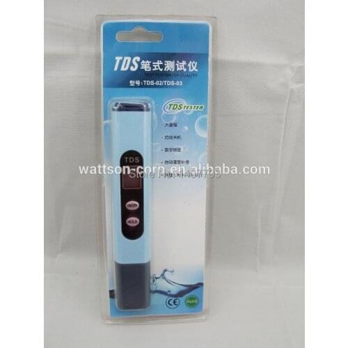 Pen ppm meter, tds meter, ppt meter, digital portable tds meter tds-02 water quality tester