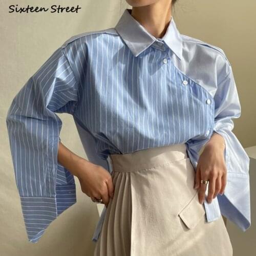 SIXTEEN STREET Women's Blue Shirts