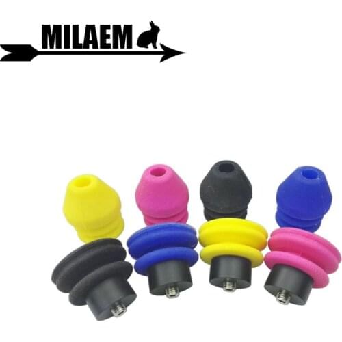 1Set Archery Stabilizer Balance Bar Rod Weight Deresonator Rubber Compound Recurve Bow Stabilizer Shooting Accessory