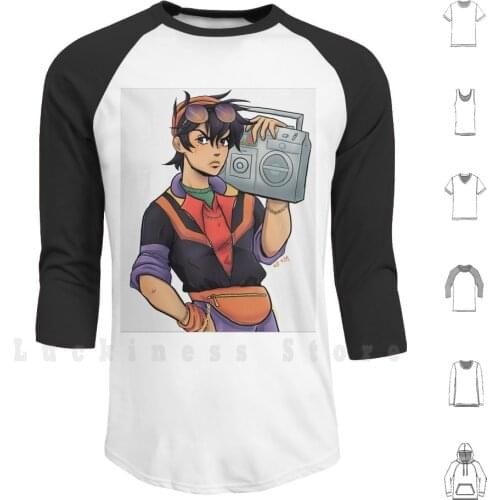 80s Narancia Ghirga Hoodies Long Sleeve Narancia Golden Wind Vento Aureo