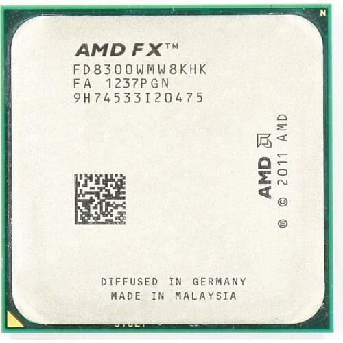 AMD FX 8300 AM3+ 3.3GHz/8MB/95W Eight Core CPU processor