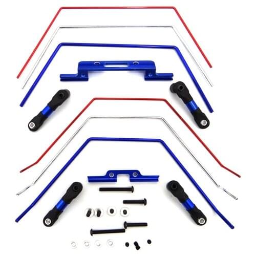 1set Front and Rear Sway Bar Kit Radio Control LCG Chassis for 1/10 Traxxas Slash 2wd Te311slc Hot Racing Car