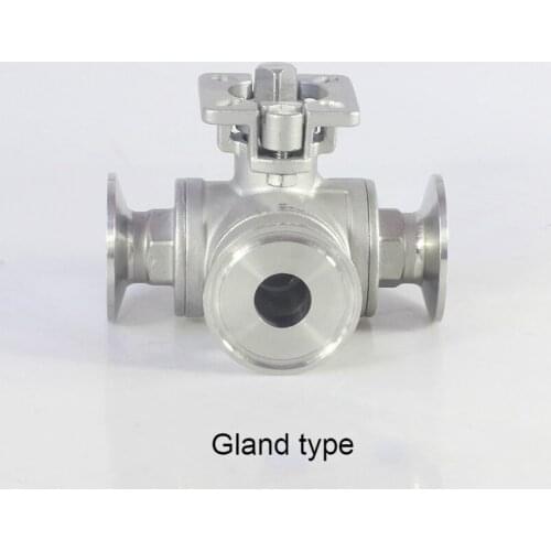 1pc pneumatic valve for plumbing, kitchen and bathroom industrial flow control valve pneumatic 3-way ball valve DN15-DN80