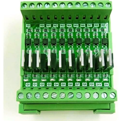 10-channel PLC Amplifier Board Input General-purpose Output PNP 5V24V Transistor Board