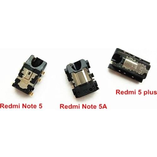 10pcs/Lot For Xiaomi Redmi 5/5 Plus/Note 5 5A Earphone Earpiece Headphone Jack Audio Connector Repair Part