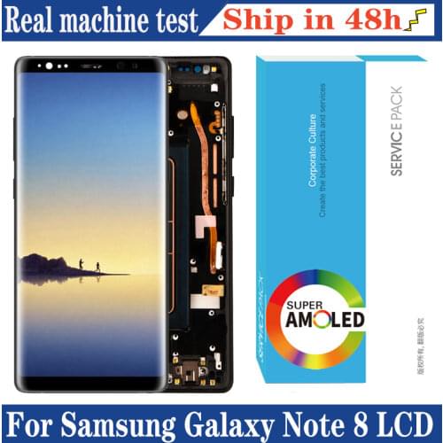 100% Original 6.3" Super Amoled Display for SAMSUNG Galaxy Note 8 Full LCD N950 N950F LCD Display Touch Screen Repair Parts
