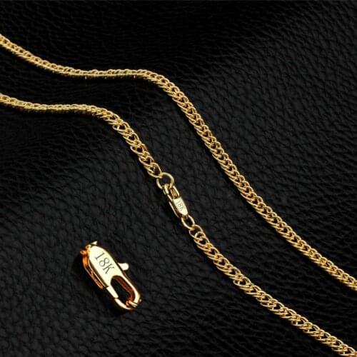 2018 Hot sale chain S925 Silver color 1 pcs 3.5 mm 20 inch necklace, for men gold necklace Silver color necklace N29