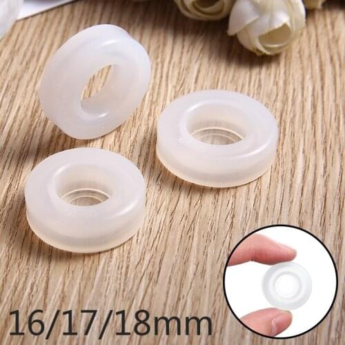 3Pcs/set Flexible Assorted Silicone Ring Mold For Making Resin Epoxy Jewelry DIY Tools Transparent Round Shape