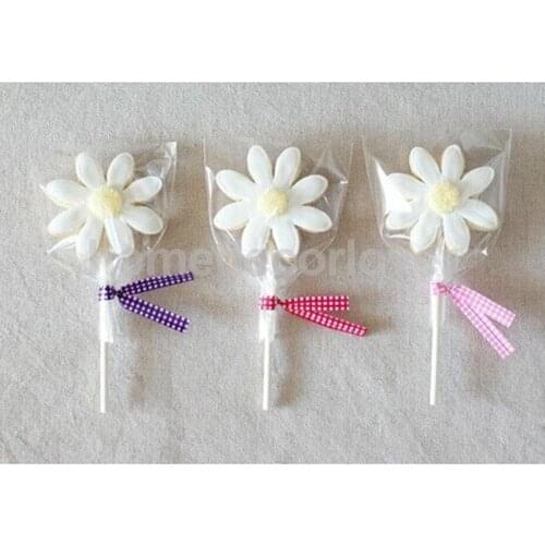 500pcs Green White Checks Grids Twist ties for Bakery Gift Candy Cello Bags