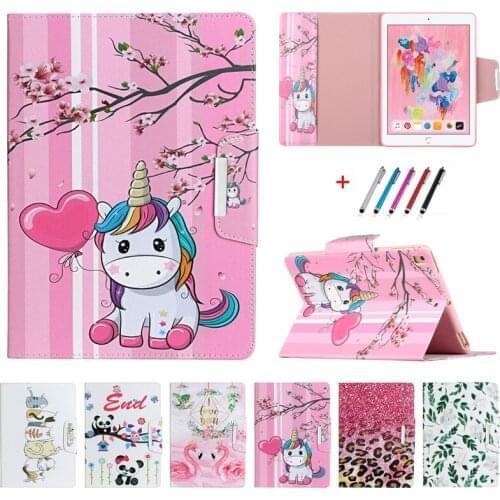 Tablet Case For Funda iPad Air 2019 10 5 Case Cute Unicorn Leather Stand Cover For Coque iPad 10.5 Case For iPad Air 3