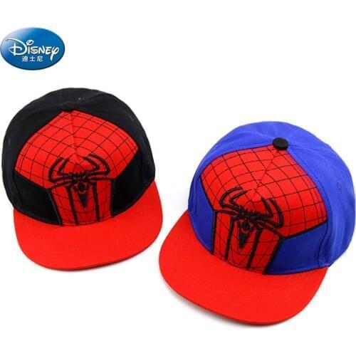 Disney Spiderman Child Kids Hats Snapback Baseball Cap With Embroidery Funny Hat Spring Summer Hip Hop Boy Hats baby Sun Caps