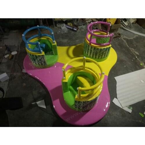 Baby soft toys,kids revolving coffee chair,rotating soft playground for children indoor playground,amusement equipment INA1845