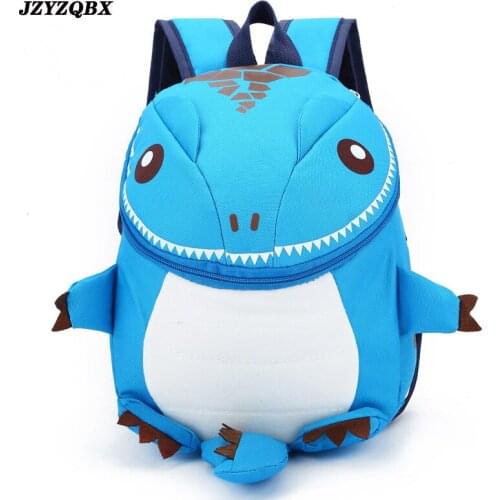 Child School Bag Cartoon Dinosaur Pattern School Bag Womens Schoolbag Mens Schoolbag Mo Qila Schoolbag Kindergarten School Bag
