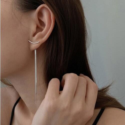 Tassel Long Drop Earrings For Women New Trendy Female Temperament Fashion Korean Hot Sale Lady Party Jewelry Wholesale BOYULIGE