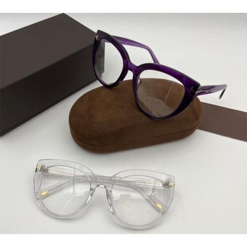 Eyeglow High Quality Round Eyeglasses Frame Men and Women 2021 Glasses Eyewear Prescription Customized Frames TF5612 oculos