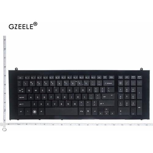 GZEELE UI Laptop keyboard FOR HP for ProBook 4720 4720S English keyboard black with frame