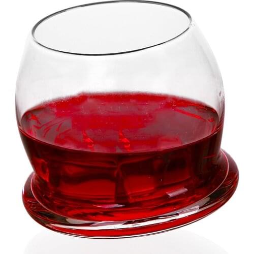 1 PCS Thicker Round 220ML Not Fall Creative Whisky Glass Cup Free Shipping Fastest ePacket Factory Direct