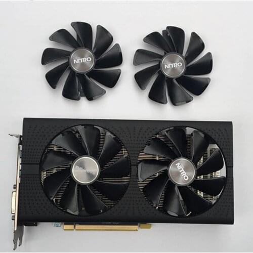 SAPPHIRE AMD Radeon NITRO+/PULSE RX580 Graphics Card Cooling Fan RX470 RX570 RX480 RX580 RX590 4G/8G Cooler Fans For Video Card