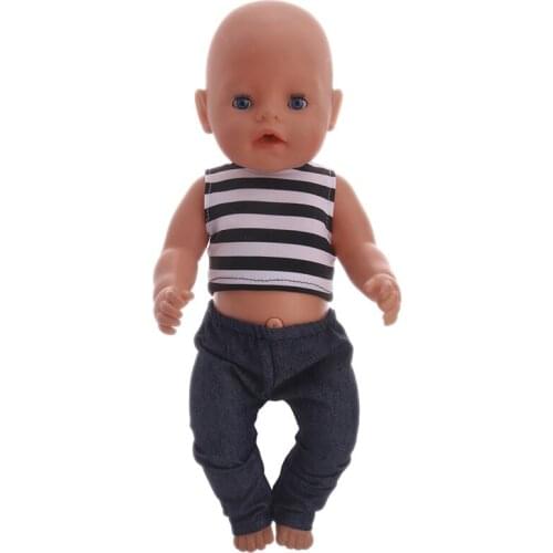 Children best Birthday Gift,new style cool clothes Wear fit 18inch Doll clothes and