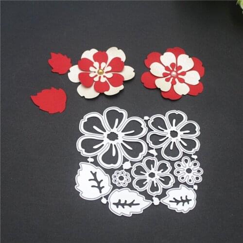 Metal Cutting Die Of Petal Leaf Scrapbooking Mold Paper DIY Card Postcard Handmade Craft Stencil Album Handcraft Embossing Mould