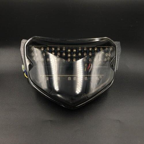 Motorcycle Integrated LED Rear Tail Light Turn Signals Indicator Lamp Smoke For 2004-2005 Suzuki GSXR 600/750 Red Amber Light