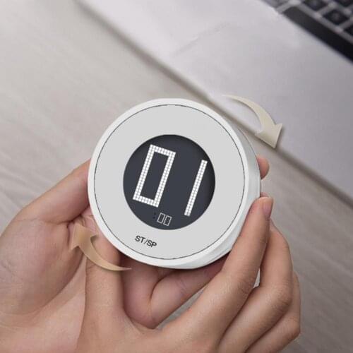 New Kitchen Timer Clear Screen LCD Display 99 Minutes Strong Magnetic Countup Timer Home Rotating Timer Portable Kitchen Timer