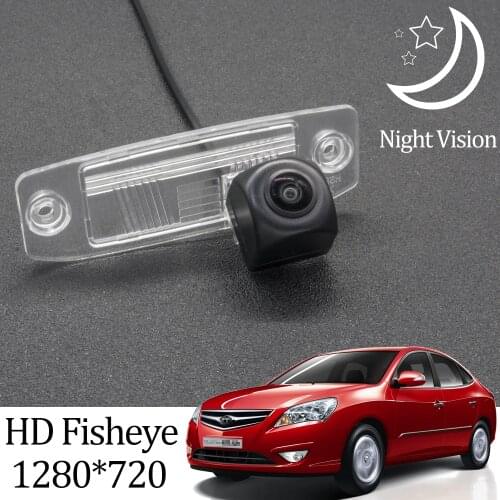 Owtosin HD 1280*720 Fisheye Rear View Camera For Hyundai Elantra Sedan MK4 HD 2006-2010 Car Vehicle Reverse Parking Accessories