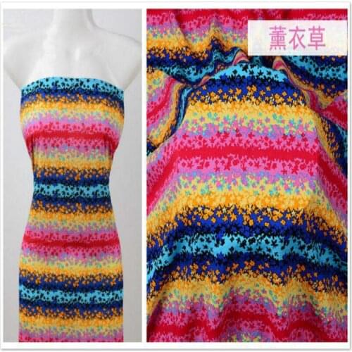 Poplin Dress Viscose Printed Cooling Summer Fabric Spun Rayon Printed Pajamas Children Blanket Fabric