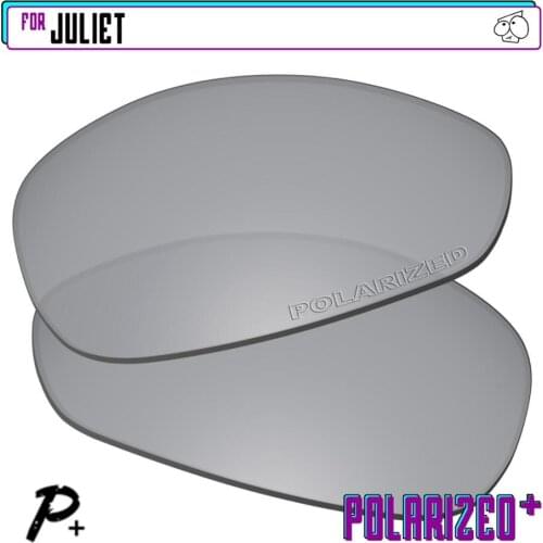EZReplace Polarized Replacement Lenses for - Oakley Juliet Sunglasses - Silver P Plus