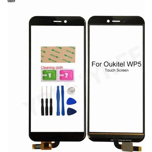 Tested Touch Screen For Oukitel WP5 Front Glass Lens Sensor Digitizer Touch Panel Sensor Replacement Parts