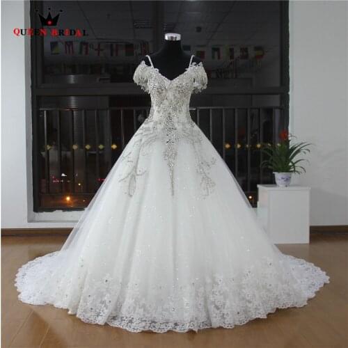 QUEEN BRIDAL V-neck Wedding Dresses