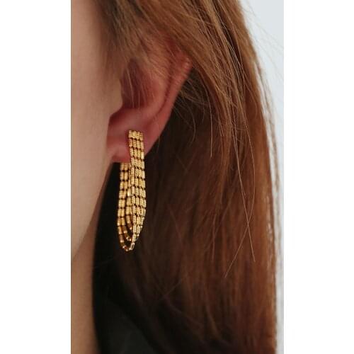 Plated Earring Temperament Party Tassel Personality New Product Fashion Trendy Accessories Gift For Women